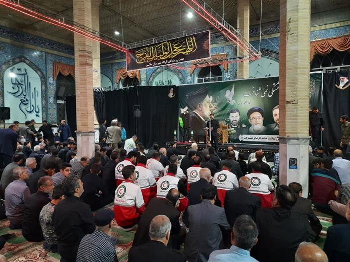 مراسم عزاداری رئیس جمهور شهید و همراهانش
