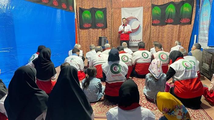 برپایی افطاری جمعیت هلال احمر شهرستان نهاوند