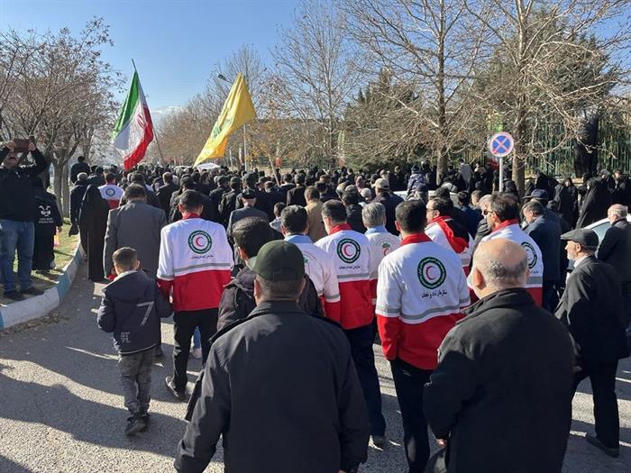 مراسم خاکسپاری شهدای گمنام