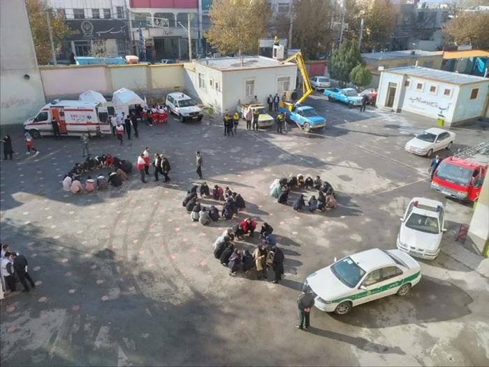برگزاری بیست و ششمین مانور سراسری زلزله و ایمنی