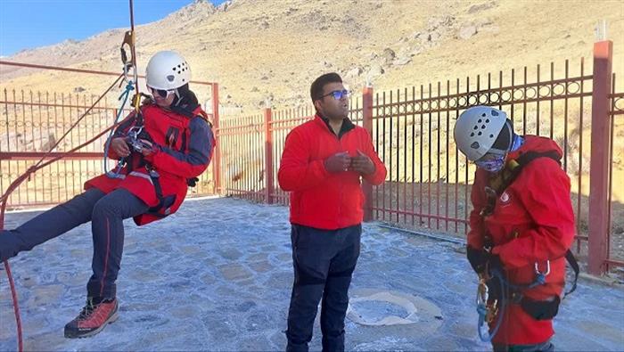 مانور زلزله طرح یاس شهرستان رزن