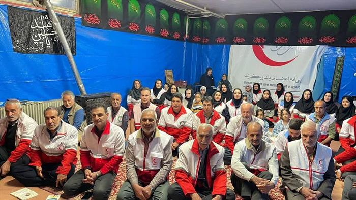 برپایی افطاری جمعیت هلال احمر شهرستان نهاوند