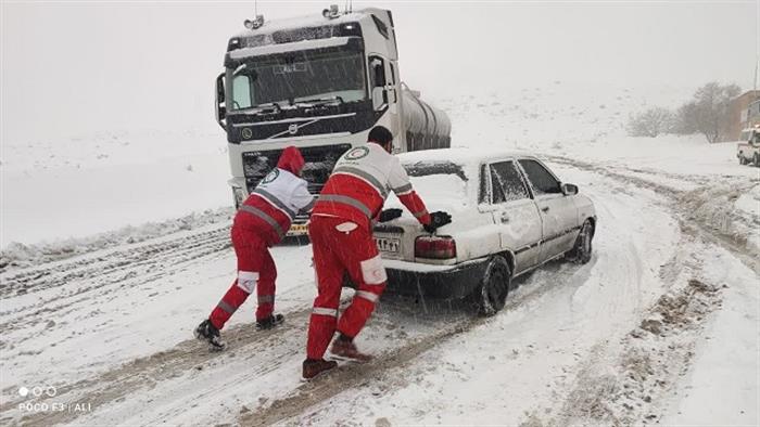 آماده باش نجاتگران استان همدان در ایام برفی