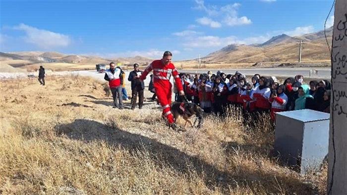مانور زلزله طرح یاس شهرستان رزن