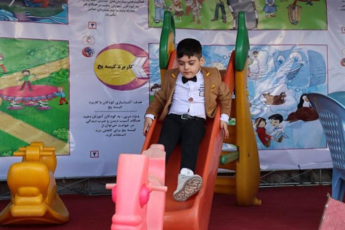 فعالیت اعضای جوانان هلال احمر شهرستان همدان