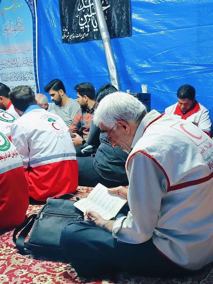 برپایی افطاری جمعیت هلال احمر شهرستان نهاوند