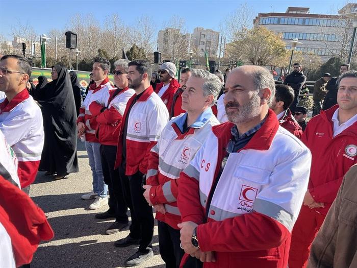 مراسم خاکسپاری شهدای گمنام