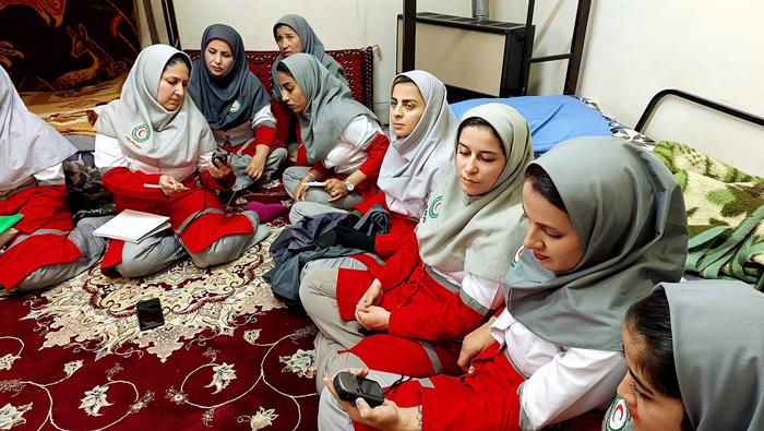 توان افزایی امدادگران به میزبانی شهرستان رزن