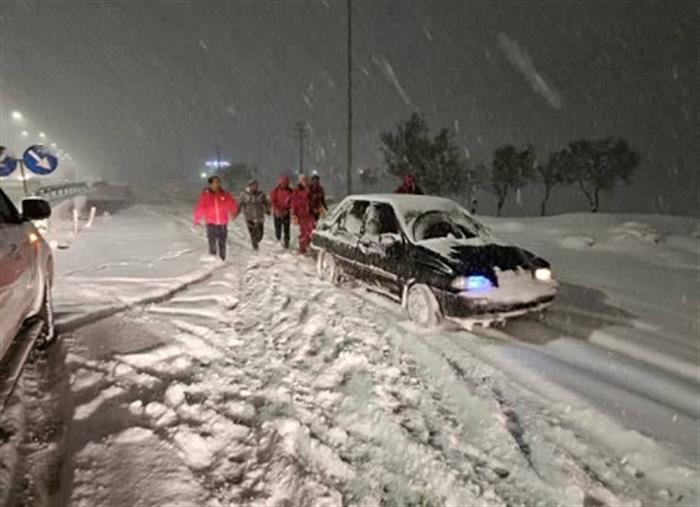 آماده باش نجاتگران استان همدان در ایام برفی