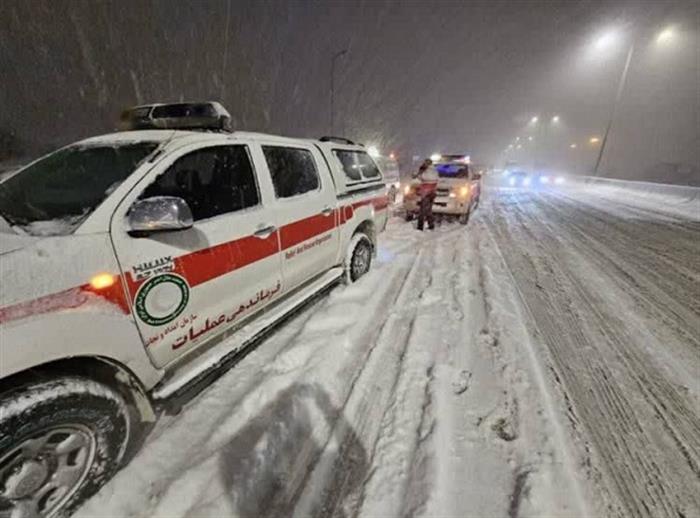 آماده باش نجاتگران استان همدان در ایام برفی